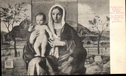 VINTAGE POSTCARD Pinacoteco di Brera Milano