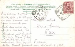 VINTAGE POSTCARD Milano Mission Column di S Lorenzo