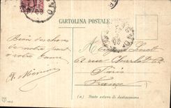 La POSTAL Lago Maggiore de la VENDIMIA aisla Borromee