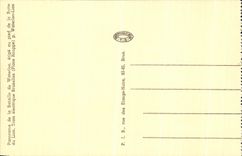 VINTAGE POSTCARD Panorama of the Battle of Waterloo Closes Hedge Militaria Sainte