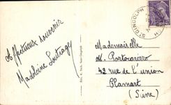 CPA Saint Gingolph Lac Leman Vue Generale et le Creux de Novel