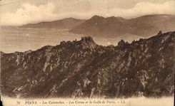 CPA Piana Les Calanches Les Cretes et le Golfe de Porto