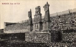 VINTAGE POSTCARD Burgos Solar del Cid