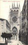 VINTAGE POSTCARD Burgos Catedral Puerta LED Sacramento