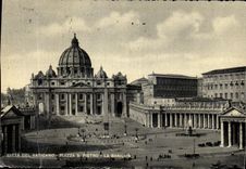 CPA Citta Del Vaticano Piazza S Pietro La Basilica