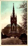 VINTAGE POSTCARD Albert Royal Memorial Albert Hall London
