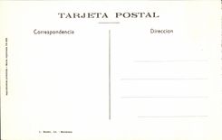 VINTAGE POSTCARD Barcelona Monumento de Colon