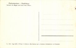 VINTAGE POSTCARD Partenkirchen Riedhange