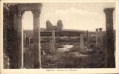 VINTAGE POSTCARD Sbeitla Ruins D a Convent