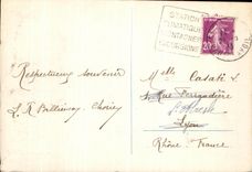 VINTAGE POSTCARD Geneva Boat of the Lake Leman