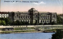 VINTAGE POSTCARD Frankfurt has Mr  Museum Stadelsches Kunstinstitut
