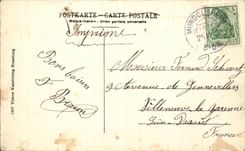 VINTAGE POSTCARD Gruss aus Mundolsheim Wirtschaft zum Adler von Joh Haas