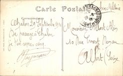 VINTAGE POSTCARD Trawl net On the Saone the Saudon Tower