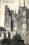 CPA Sens La Cathedrale Portail de Moise et la Tour Principale
