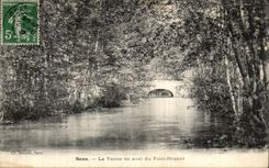 CPA Sens La Vanne en aval du pont Bruant