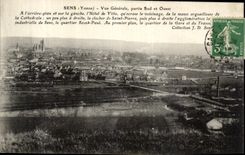 CPA Sens Vue generale Partie Sud Et ouest