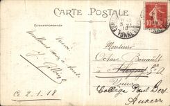 CPA Sens Interieur de la Cathedrale Architecte Guillaume de Sens