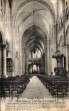 CPA Sens L Interieur de la Cathedrale