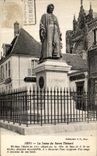 CPA Sens La Statue du Baron Thenard