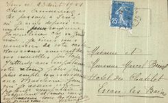 CPA Sens La poterne et les anciennes fortifications gallo romaines