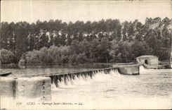 CPA Sens Barrage Saint Martin