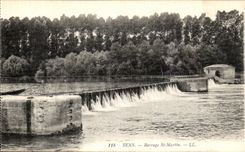 CPA Sens Barrage St Martin