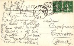 CPA Sens Le Nouverau Pont Vue Prise devant l usine de produits metallurgiques Pecheur