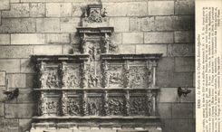 CPA Sens le retable de al cahpelle Sainte Appolline