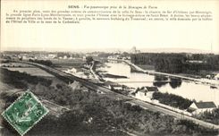 CPA Sens Vue Paroramique prise de la Montagne de Paron