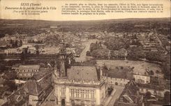 CPA Sens Vue Panorama de la partie Nord de la Ville