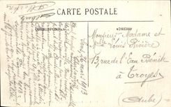 CPA Sens Vue Sur La Quartier Madagascar et l hotel de ville