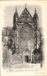 CPA Sens la cathedrale Portail Sud dit de Moise