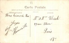 CPA Sens La Poterne anciens Remparts Romains