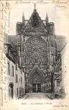 CPA Sens La Cathedrale le Portail
