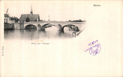 CPA Sens Pont sur l Yonne