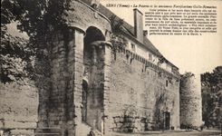 CPA Sens La poterne et les anciennes fortifications gallo romaines