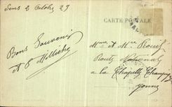 CPA Sens Pittoresque Vue I Yonne dans la traversee de Sens