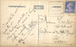 CPA Vezelay Vue prise du chemin de Ronde