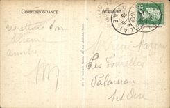 CPA Vezelay Basilique de la Madeleine Le portail du Narthex et la nef