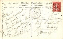 CPA Vezelay Eglise de la Madeleine Le portail du Narthex et la Nef