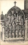 CPA Vezelay La Grande Verriere de la Facade de la Basilique de la Madeleine