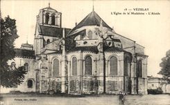 CPA Vezelay Basilique de la Madeleine Abside