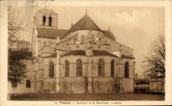 CPA Vezelay Basilique de la Madeleine L abside 