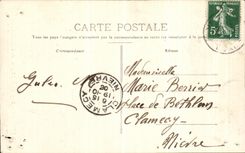 CPA Vezelay Facade de L Eglise de la Madeleine