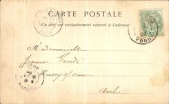 CPA Vezelay L abside de L Eglise de la Madeleine