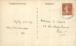 CPA Vezelay La Cordelle Emplacement ou Saint Bernard Precha la Deuxieme Croisade le 31 mars 1146