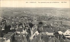 CPA Vezelay Vue Generale Prise de la Madeleine