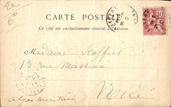 CPA Vezelay Facade de L eglise de la madeleine