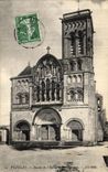 CPA Vezelay Facade de L eglise de la Madeleine