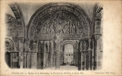CPA Vezelay Eglise De La Madeleine du Narthex et de la Nef 